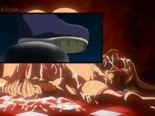 Gergasi wrestler tegar seks / persetubuhan yang manis anime kekasih