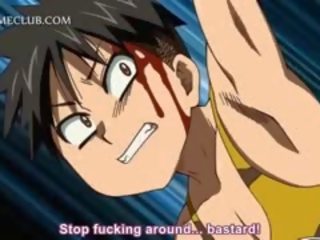 Busty Hentai young lady Stripped Naked For Gangbang Fuck