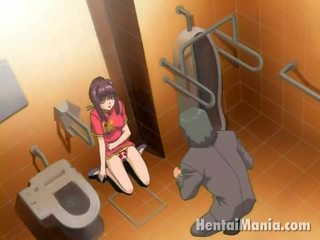 Häikäisevä anime minx saaminen kiusoitteli sisään the kylpy