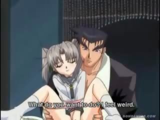 Skaistas sīka auguma hentai anime mīļākais cums un sūkā dzimumloceklis