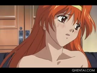 Isin hentai sweetheart gets mouth fucked and cummed