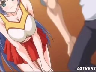 Hentai dirty clip with titty cheerleader
