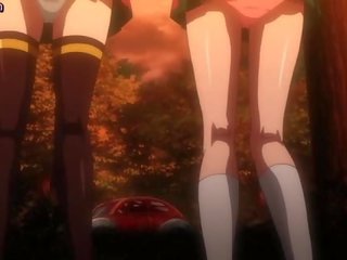 Anime prostituert leker henne stram rumpehull