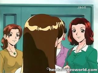 Remaja anime perempuan simpanan dalam kotor bukkake
