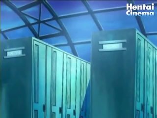 Samotny manga hottie dostaje pieprzony w the locker pokój