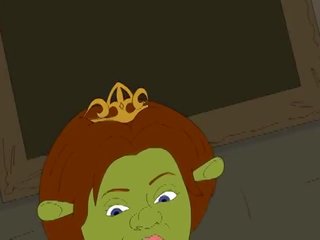 Shrek puling med hans grønn pikk