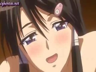 Anime brunete dzerošas outstanding spermas šķīdums