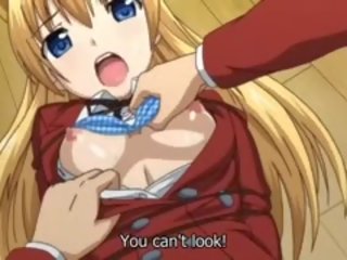 Super romantiek anime video- met ongecensureerde groot tieten,
