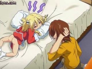 Hor anime blondinka takes big gotak