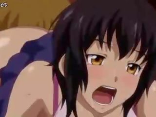 Sultry anime cutie getting humped