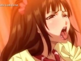 3d anime jauns dāma izpaužas vāvere fucked zem svārkiem uz gulta