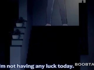 Anime meesteres in klein korte broek geeft haar studente een boner
