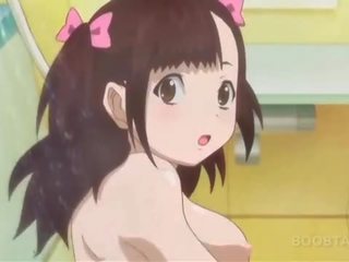 Badrum animen vuxen filma med oskyldig tonårs naken ms