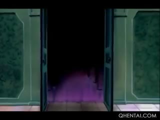 Hentai xxx elokuva vanki sisään chains masturboimassa kusipää sisään the solu