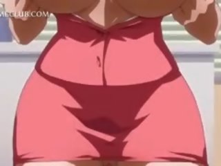 Attractive anime tanár fújó pöcs jelentkeznek jizzed minden vége