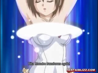 Anime mišrūs studentai gauna jos didelis krūtys ir įtemptas pyzda pakliuvom iki a