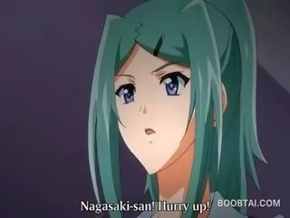 Saldus anime paauglys mergaitė rodantis jos velenas čiulpimas skills