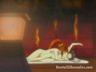 Slutty anime sheboys selkäsauna niiden tongues ja valmistus rakkaus sisään makuuhuone