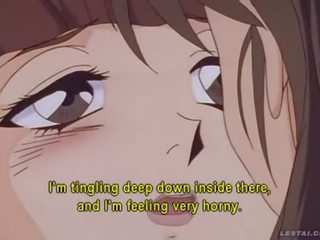 Kotor madu anime kanak-kanak perempuan jilat setiap lain pussies bersih