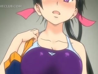 Anime sportivo ragazze avendo hardcore sesso video in il