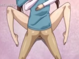 Malabata mahiyain anime anak na babae makakakuha ng malaki turok malalim sa kanya pagdaklot