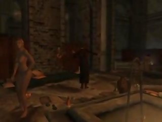 Sexlab Defeat at Enderal Bath House, Free x rated film d0