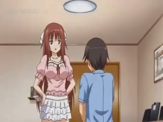 Anime teenager Tit Fucking And Rubbing Huge member Gets A Facial