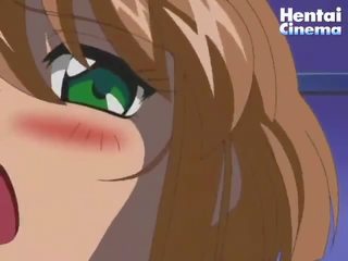 I madh anime adolescent merr të saj pidh fucked nga katër blokes në the i njëjtë kohë