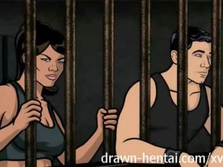 Archer hentai - fengsel kjønn film med lana